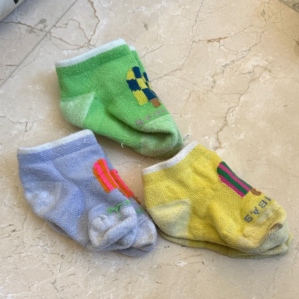 Bombas Toddler Lightweight Ankle Socks Glow pop mix popsicles
